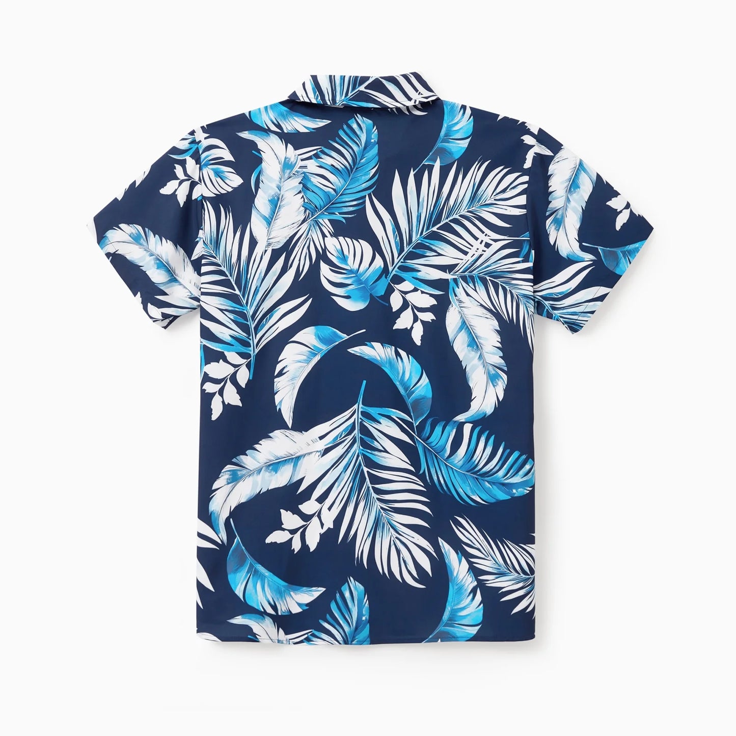 Mens Shirts Short-Sleeve Button-Up Dress Shirts Tropical Casual Beach Shirts for Men Couple Matching Outfits