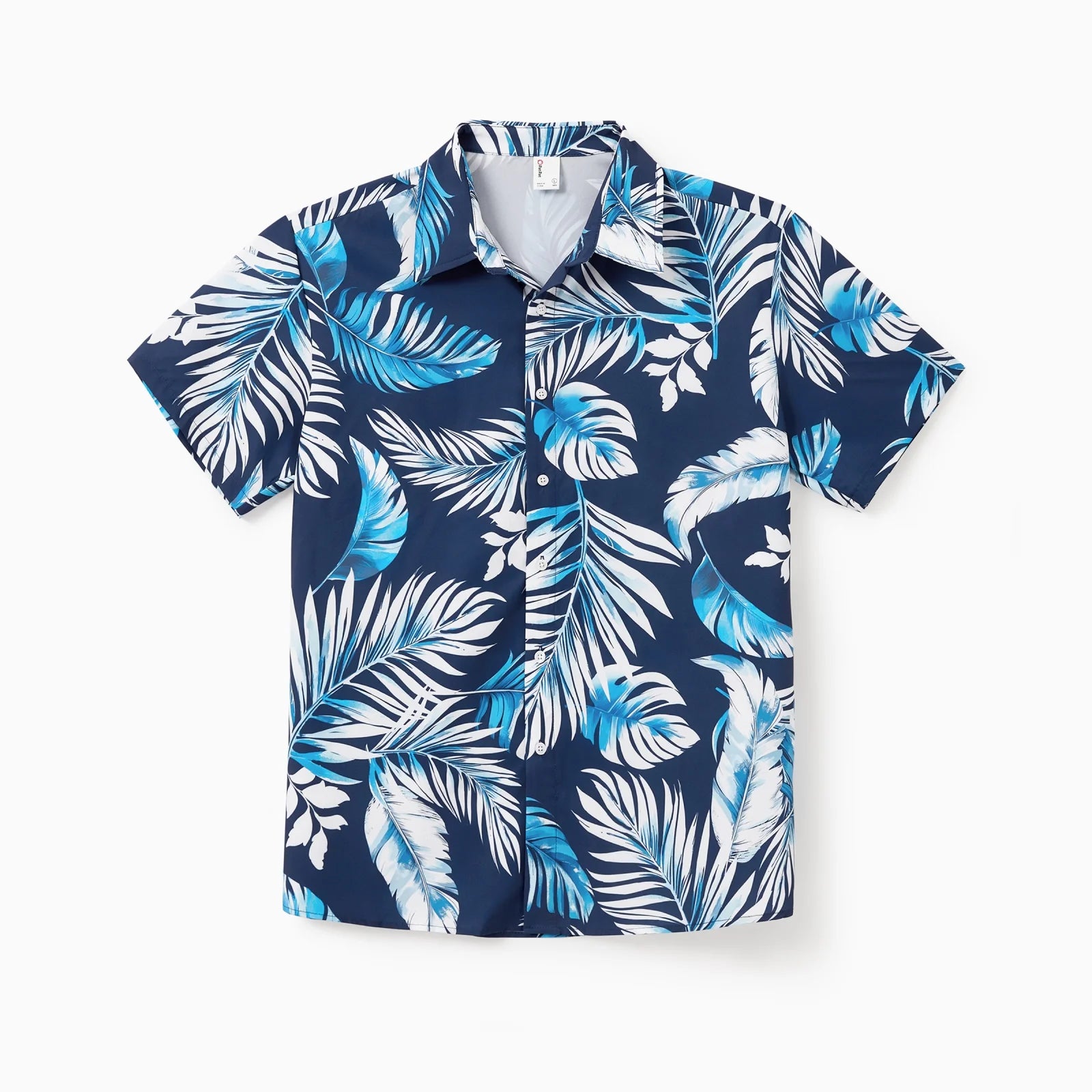 Mens Shirts Short-Sleeve Button-Up Dress Shirts Tropical Casual Beach Shirts for Men Couple Matching Outfits